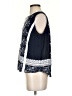 Aqua 100% Polyester Blue Sleeveless Blouse Size S - photo 5
