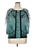 Style&Co 100% Polyester Teal 3/4 Sleeve Blouse Size XL - photo 1