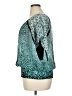 Style&Co 100% Polyester Teal 3/4 Sleeve Blouse Size XL - photo 5