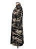 Max Studio 100% Polyester Graphic Black Casual Dress Size L - photo 5