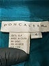 Doncaster Collection Color Block Teal Casual Pants Size 4 - photo 6
