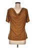 MICHAEL Michael Kors Orange Short Sleeve Blouse Size M - photo 1