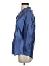 Chico's 100% Silk Metallic Blue Blouse Size Sm (0) - photo 5