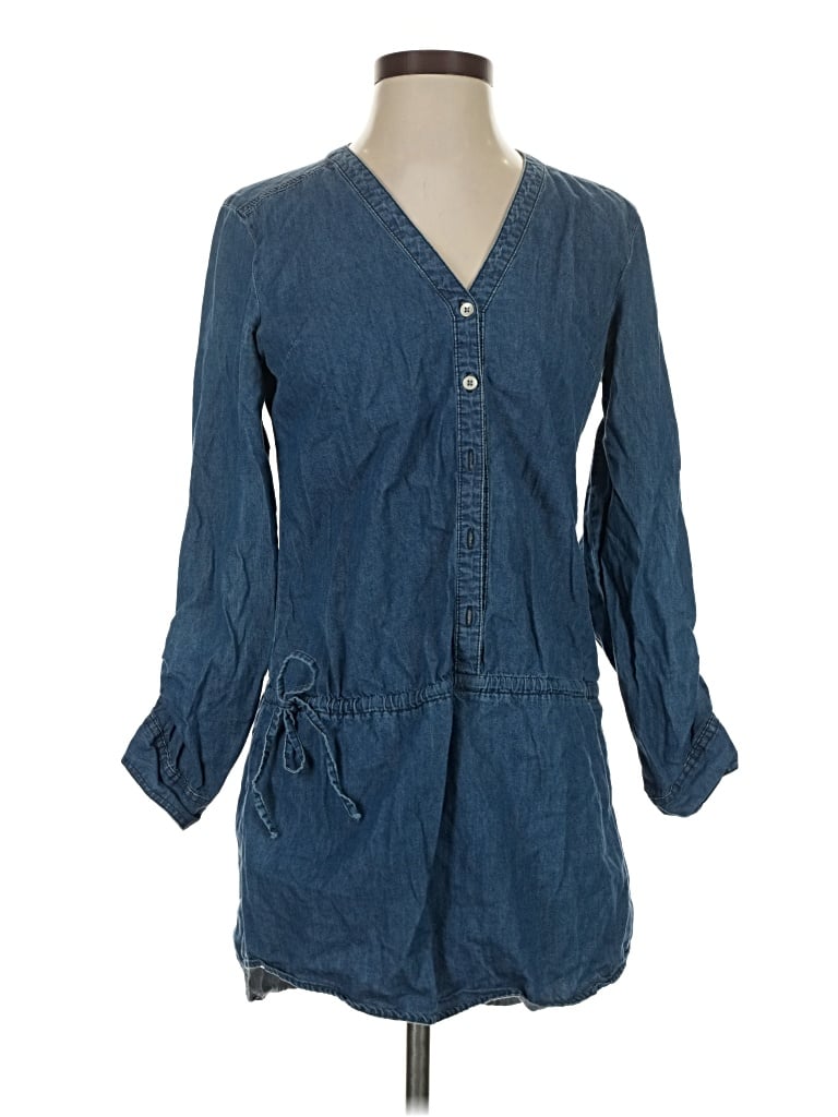 Pre-owned Gap Outlet Casual Dress In Blue