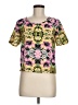 Fun & Flirt 100% Polyester Yellow Short Sleeve Top Size M - photo 1