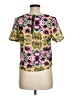 Fun & Flirt 100% Polyester Yellow Short Sleeve Top Size M - photo 2
