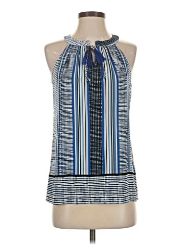 Rose + Olive Sleeveless Blouse (view 1)