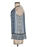 Rose + Olive Blue Sleeveless Blouse Size XS - photo 5