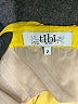 Tibi 100% Silk Yellow Cocktail Dress Size 2 - photo 4