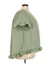 Emery Rose 100% Polyester Green Short Sleeve Blouse Size 3X - photo 4