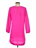 Mittoshop 100% Polyester Solid Pink Casual Dress Size S - photo 2