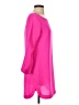 Mittoshop 100% Polyester Solid Pink Casual Dress Size S - photo 4