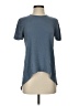 BCBGMAXAZRIA Blue Short Sleeve Top Size XXS - photo 1