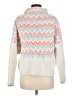 Pilcro by Anthropologie Chevron-herringbone Ivory Pullover Sweater Size M (petite) - photo 2