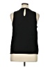 metaphor Black Sleeveless Blouse Size XL - photo 2