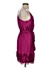 Aqua 100% Polyester Burgundy Cocktail Dress Size S - photo 4