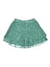 Unbranded 100% Polyester Stars Green Casual Skirt Size 2 - photo 1