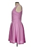 Jennifer Lopez Chevron-herringbone Purple Cocktail Dress Size 12 - photo 5