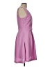 Jennifer Lopez Chevron-herringbone Purple Cocktail Dress Size 12 - photo 4