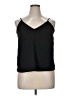 River Island 100% Polyester Black Sleeveless Top Size 16 - photo 1