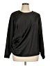 Universal Standard Solid Black Long Sleeve Blouse Size 16 (S) - photo 1