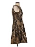 Jennifer Lopez Animal Print Brown Cocktail Dress Size 2 - photo 4