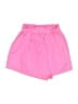 Shein 100% Polyester Solid Pink Shorts Size 4 - photo 2