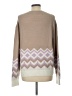 J.Crew Chevron-herringbone Tan Pullover Sweater Size L - photo 2