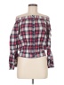 Love Notes 100% Cotton Red Long Sleeve Blouse Size M - photo 1