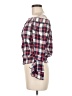 Love Notes 100% Cotton Red Long Sleeve Blouse Size M - photo 5