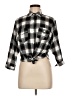 Unbranded Plaid Black 3/4 Sleeve Blouse Size M - photo 1