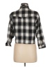 Unbranded Plaid Black 3/4 Sleeve Blouse Size M - photo 2