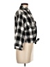 Unbranded Plaid Black 3/4 Sleeve Blouse Size M - photo 4