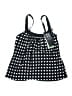 Coco Reef Polka Dots Black Swimsuit Top Size M - photo 1
