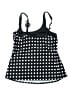 Coco Reef Polka Dots Black Swimsuit Top Size M - photo 2
