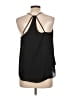 Sans Souci 100% Polyester Black Sleeveless Blouse Size L - photo 2