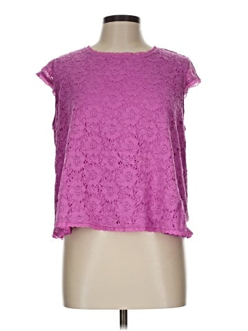 G by Giuliana Rancic Short Sleeve Top (view 1)
