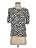 Chico's Ivory Short Sleeve Top Size Sm (0) - photo 1