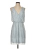 Gianni Bini Stripes Silver Cocktail Dress Size 2 - photo 1