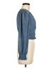 Storia 100% Polyester Blue Long Sleeve Blouse Size M - photo 4