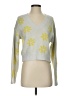 Altar'd State 100% Nylon Floral Yellow Pullover Sweater Size XS - photo 1