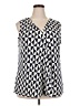 Lane Bryant Blue Sleeveless Blouse Size 18 - 20 Plus - photo 1