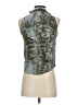 Pharaoh 100% Viscose Silver Sleeveless Blouse Size XS (0) - photo 2