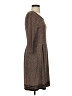 Max Studio Polka Dots Brown Casual Dress Size S - photo 4