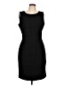 Calvin Klein Solid Black Cocktail Dress Size 12 - photo 1