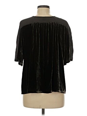 Wrap Short Sleeve Blouse (view 2)