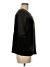 Wrap Black Short Sleeve Blouse Size 8 - photo 4