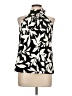 Parker 100% Polyester Black Sleeveless Blouse Size L - photo 1