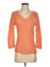 Lauren by Ralph Lauren 100% Linen Orange Pullover Sweater Size S - photo 1
