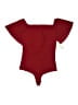 Design Lab Lord & Taylor Burgundy Bodysuit Size S - photo 1